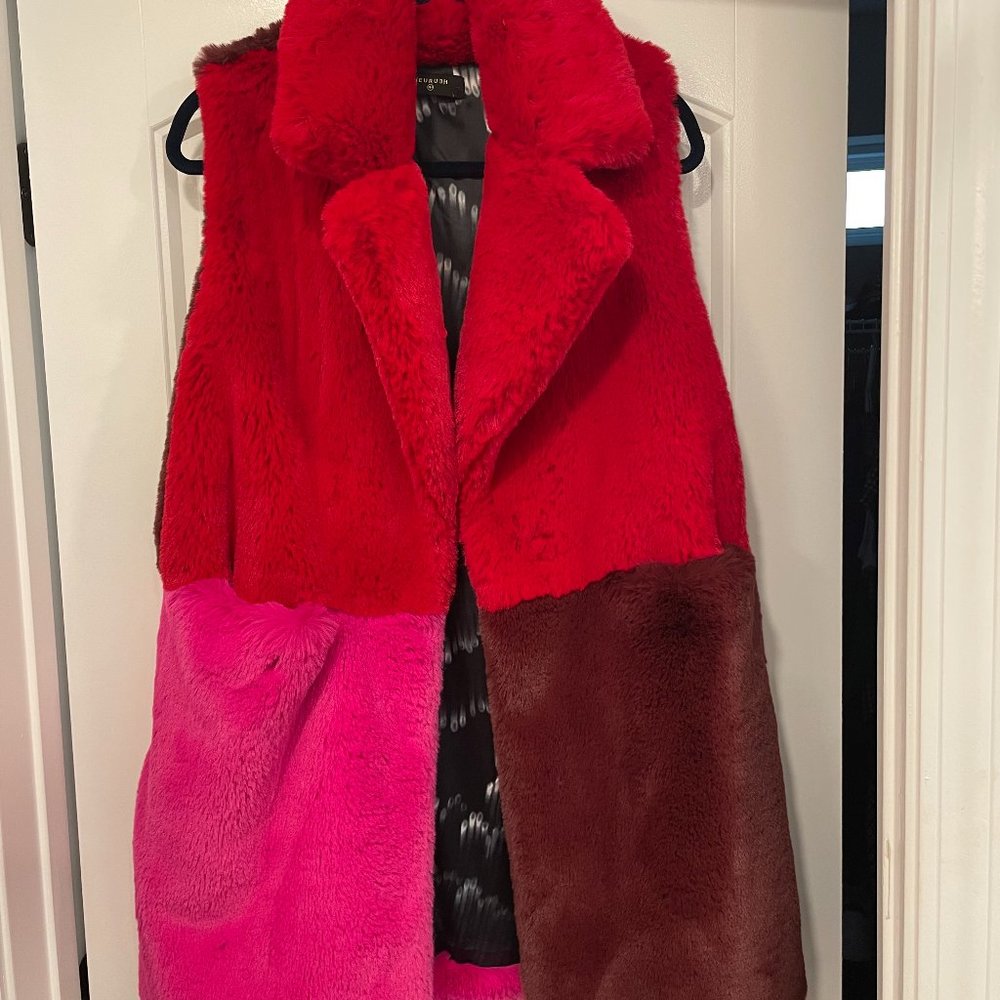 Faux Fur Long Vest